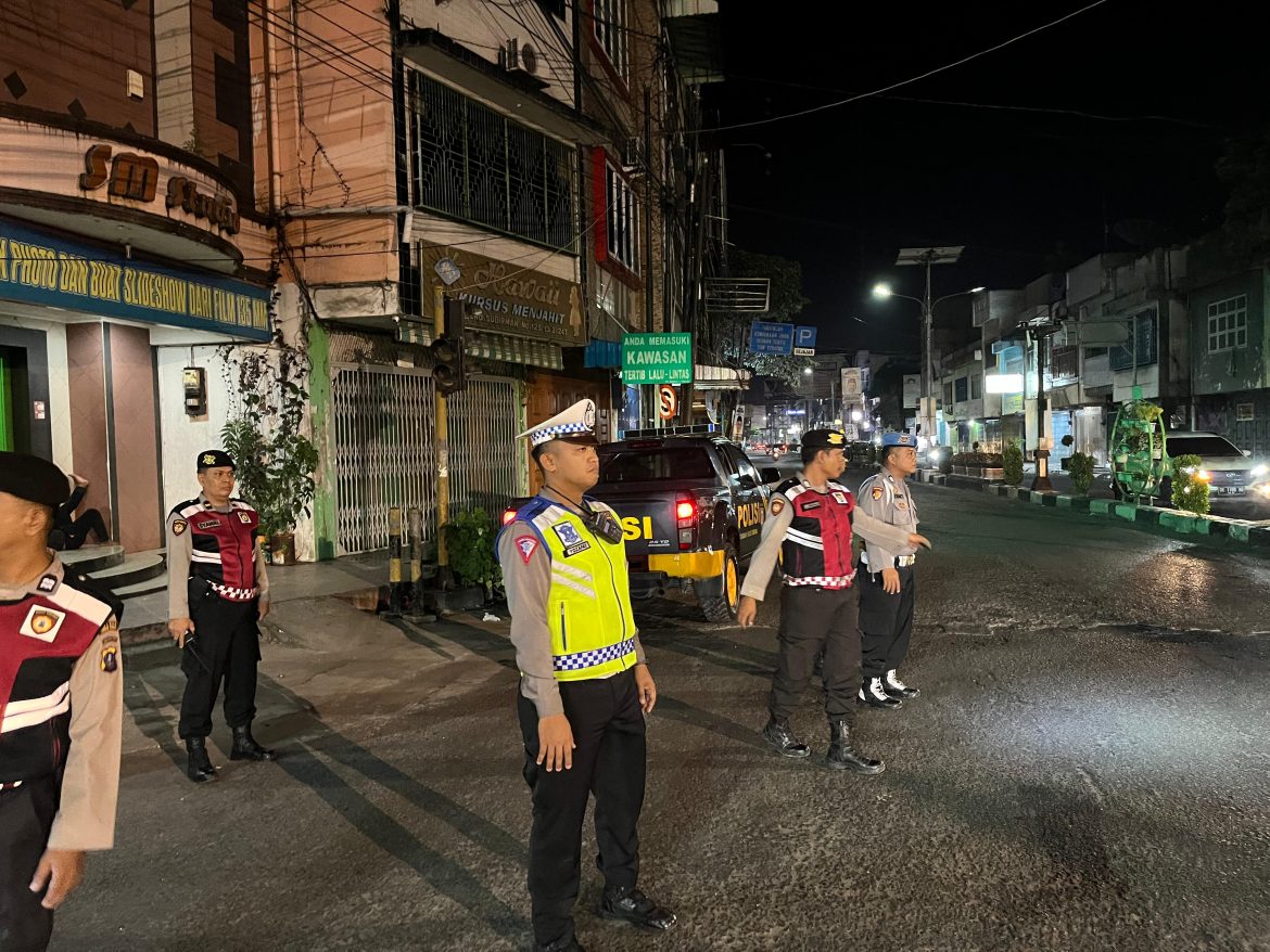 Berantas Geng Motor dan Balap Liar, Polres Tebing Tinggi Kembali Gelar Patroli