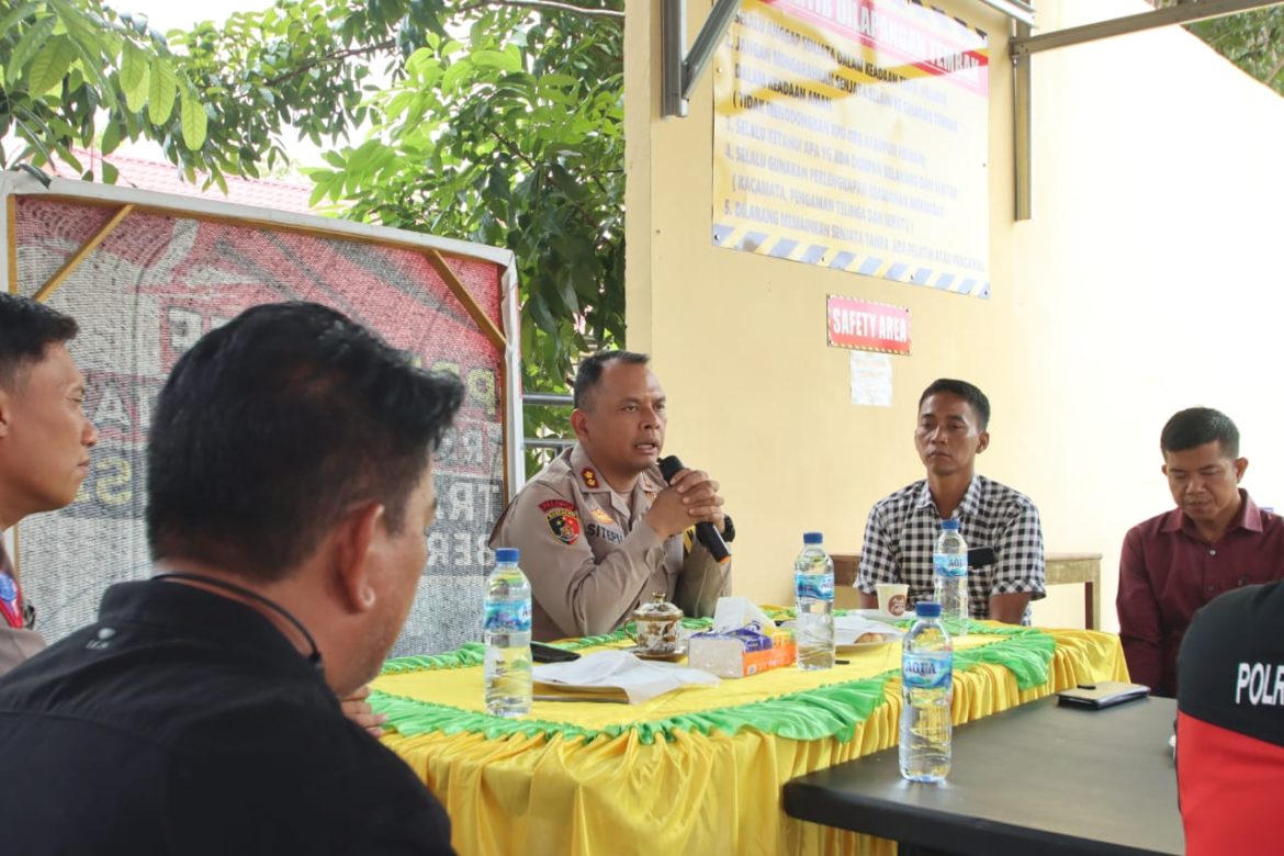 Kapolres Serdang Bedagai Coffee Morning Bersama Wartawan