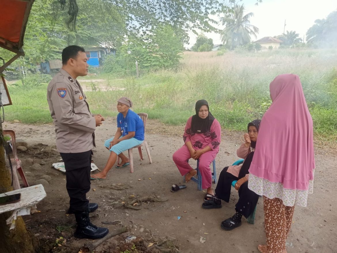 Bhabinkamtibmas Polres Tebing Tinggi Cooling System Jelang Pilkada Serentak 2024