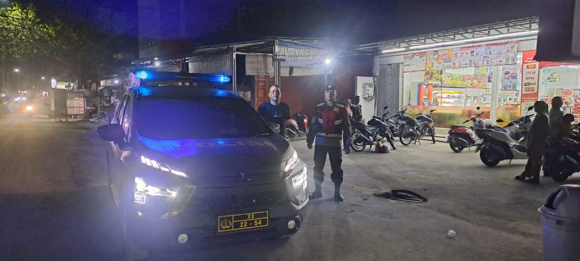 Patroli Polsek Labuhan Ruku Antisipasi Geng Motor