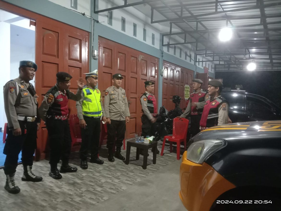 Polres Tebing Tinggi Pengamanan Kantor Gudang Logistik KPU