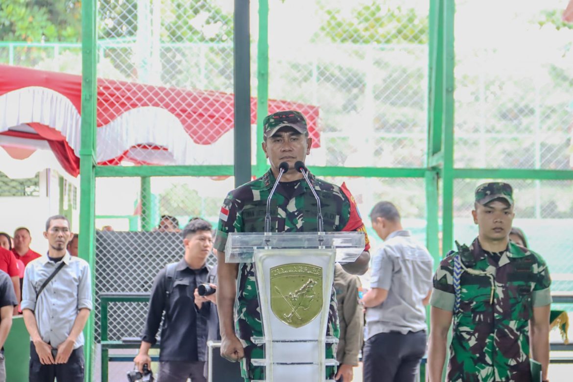 Pangdam Tanjungpura Buka Tournament Tennis Lapangan Piala Panglima TNI