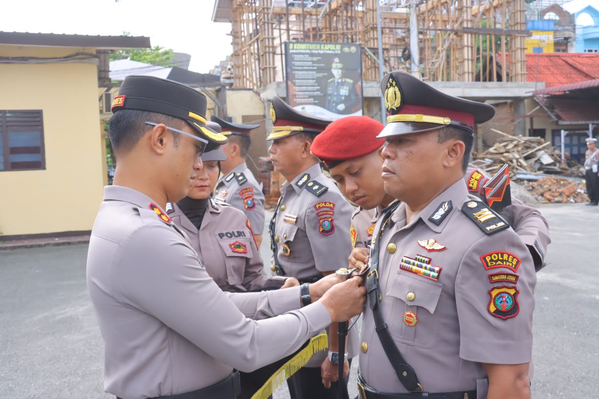 Pimpin Sertijab, Kapolres Tebing Tinggi: Jadikan Tugas Sebagai Wujud Dharma Bhakti Kepada Bangsa