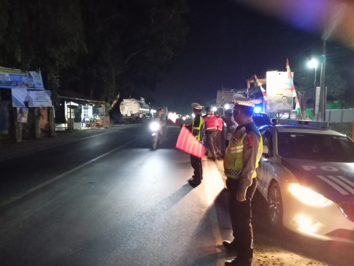 Sat Lantas Polres Batu Bara Patroli Blue Light Disejumlah Lokasi