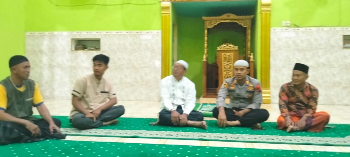 Kapolsek Medang Deras AKP Abdi Tansar, S.H, M.H Cooling System dan Sholat Subuh Berjamaah Jelang Pilkada