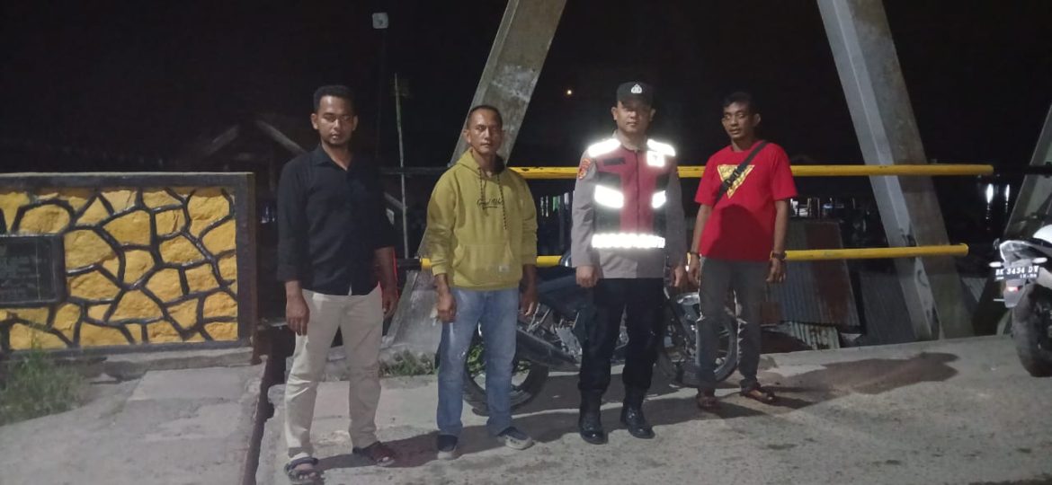 Polsek Medang Deras Patroli Antisipasi Aksi Kriminal