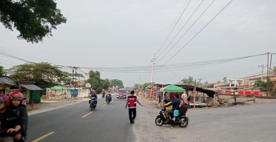 Sat Samapta Polres Batu Bara Laksanakan Strong Point Pagi