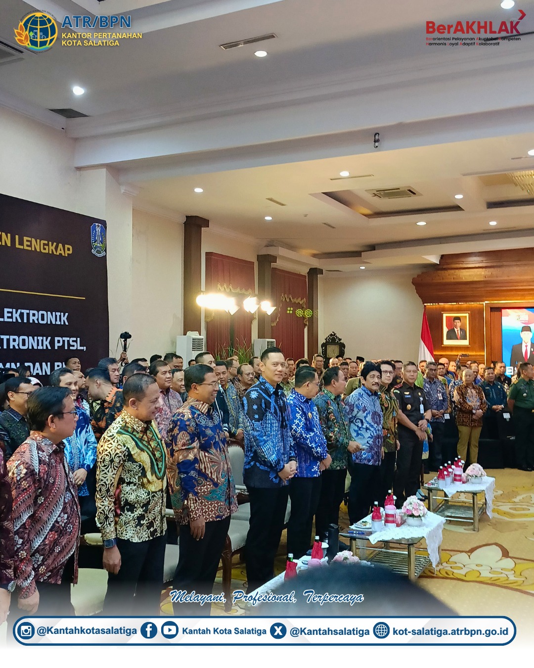 DEKLARASI 46 KOTA/KABUPATEN LENGKAP DI 23 PROVINSI SERTA IMPLEMENTASI SERTIPIKAT ELEKTRONIK & PENVERAHAN SERTIPIKAT ELEKTRONIK PTSL, REDISTRIBUSI TANAH, WAKAF, BMN DAN BMD SE-PROVINSI JAWA TIMUR