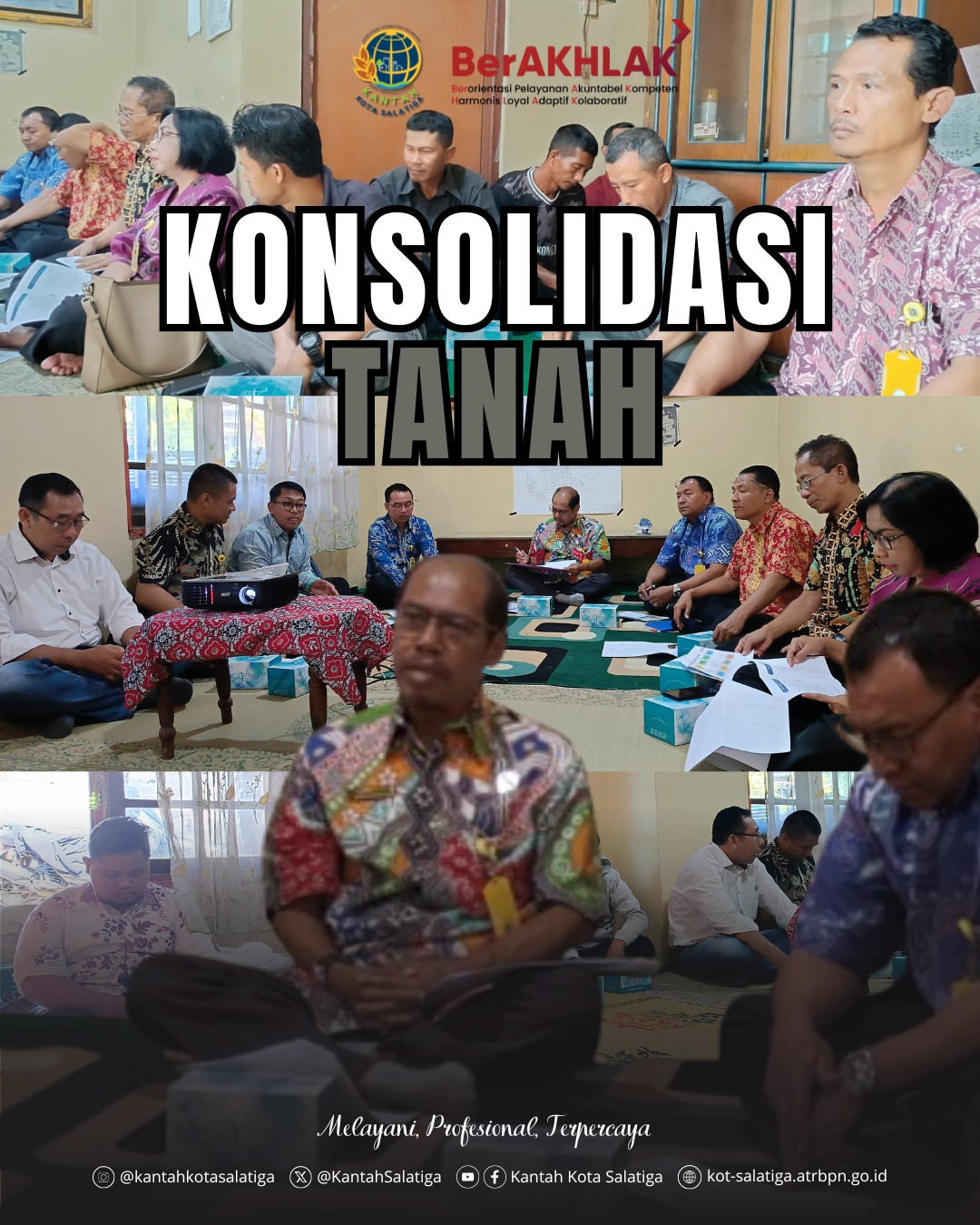 Konsolidasi Tanah di Kelurahan Kumpulrejo Salatiga