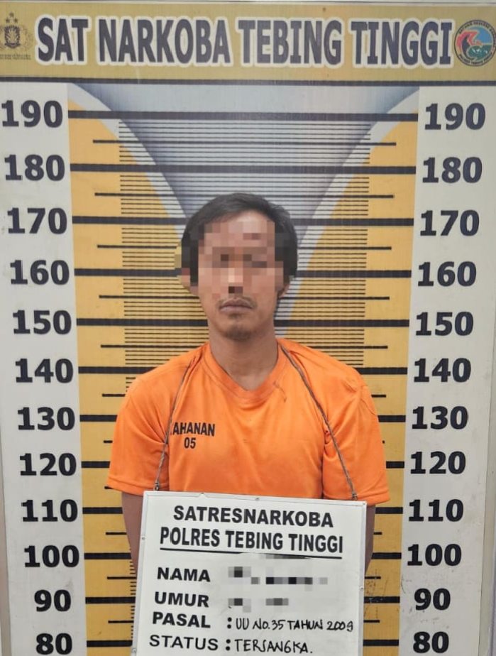 Tim Gabungan Polres Tebing Tinggi dan Polsek Sipispis Tangkap Residivis Narkoba