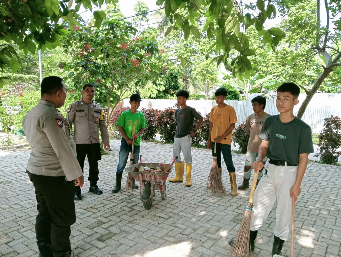 Kapolsek Rumbai Iptu SAID Ajak Warga Aktif Secara langsung Dalam Pengolahan Sampah