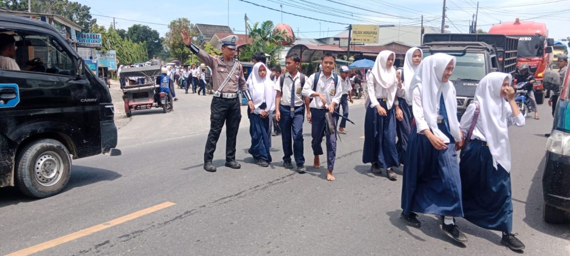 Optimalkan Pelayanan Masyarakat, Sat Lantas Polres Batu Bara Laksanakan Gatur Lalin