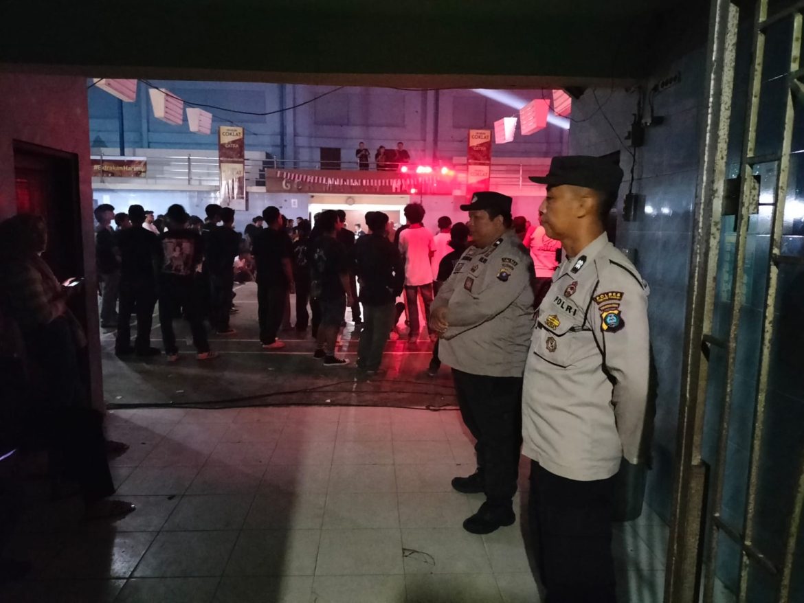 Polres Tebing Tinggi Amankan Event Musik Komunitas Underground