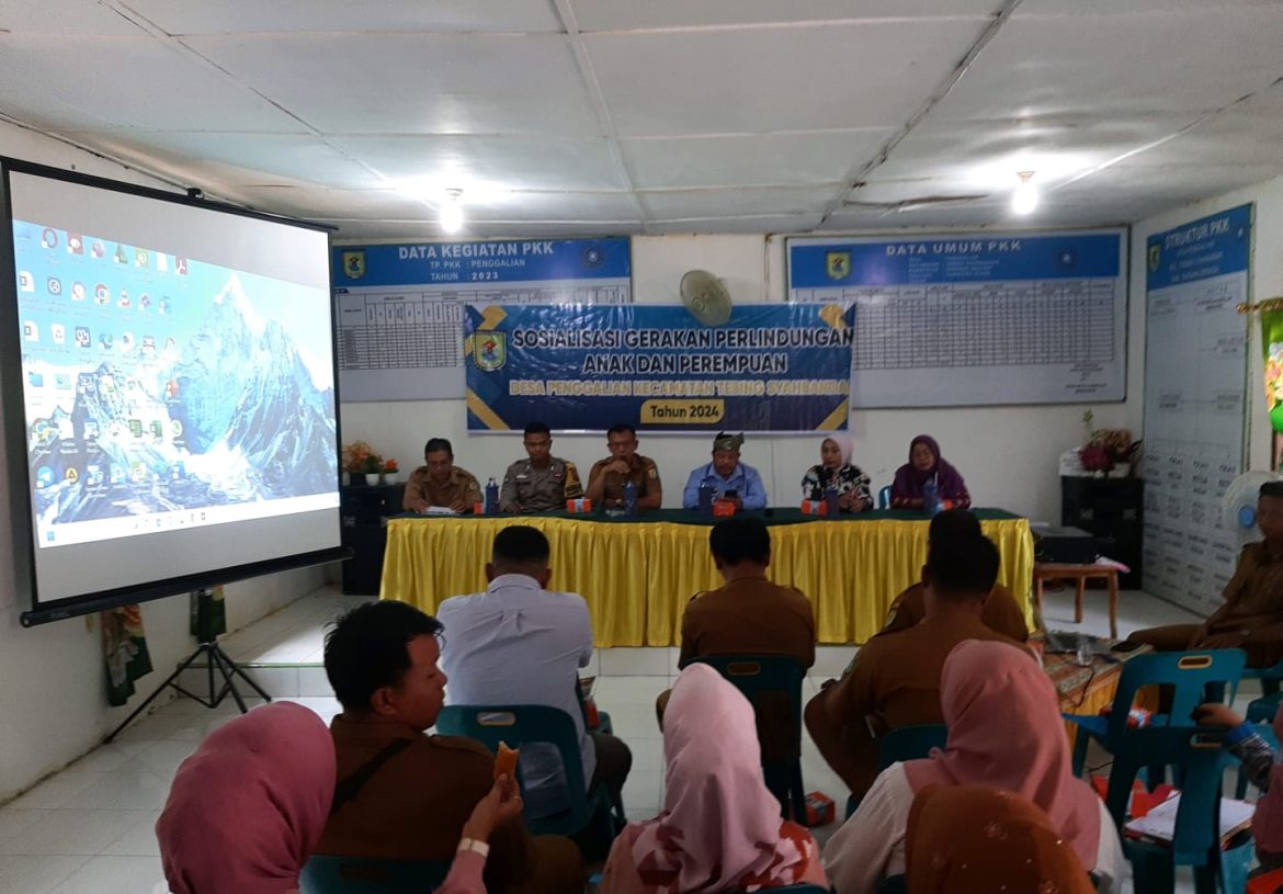 Bhabinkamtibmas Polsek Tebing Tinggi Hadiri Sosialisasi Perlindungan Anak dan Perempuan