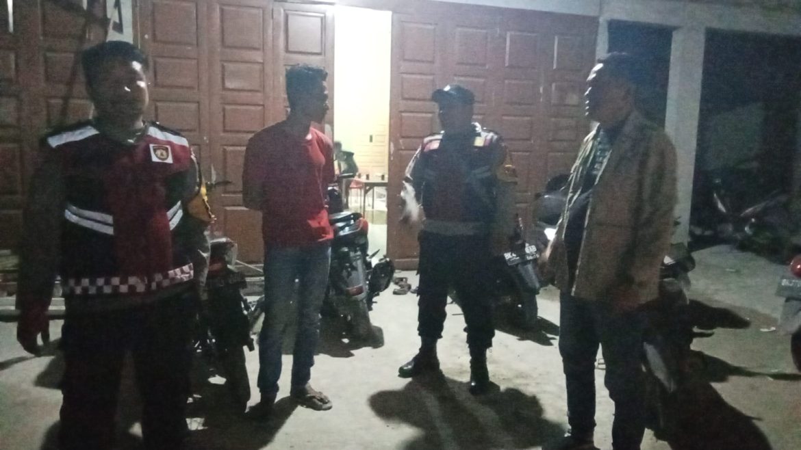 Patroli Polsek Lima Puluh Susuri Jalanan Antisipasi Aksi Geng Motor dan Balap Liar