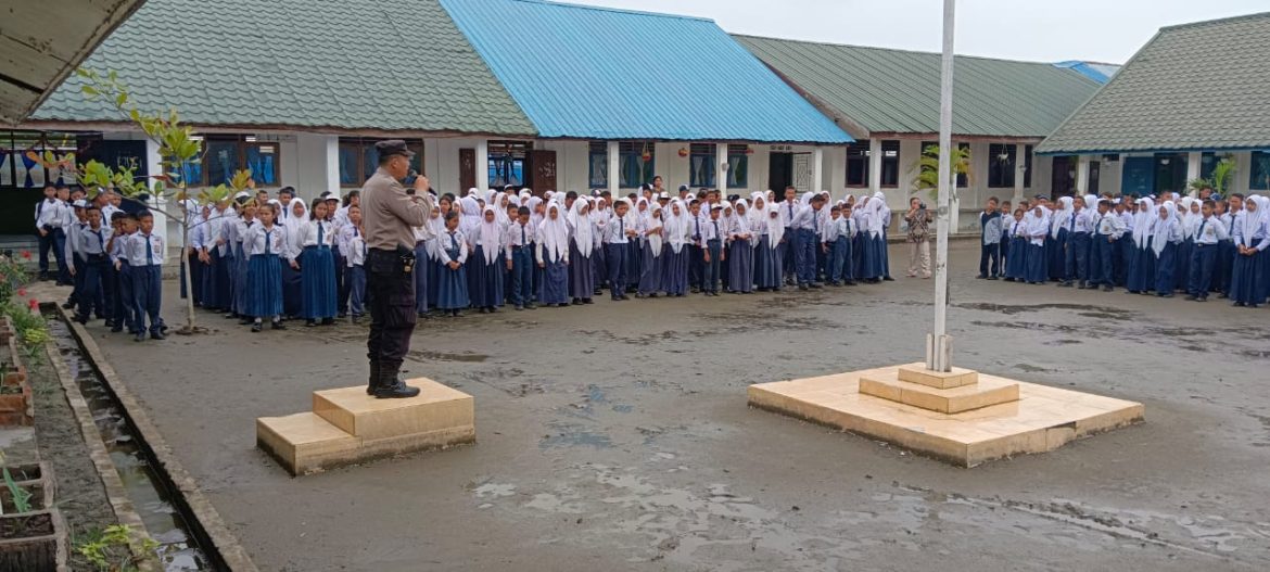 Ps. Kanit Binmas Polsek Medang deras Laksanakan Pembinaan di SMP Negeri 3