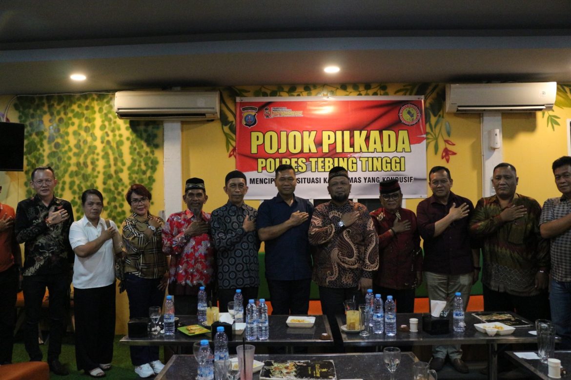 Kapolres Tebing Tinggi Gelar Kegiatan Pojok Pilkada