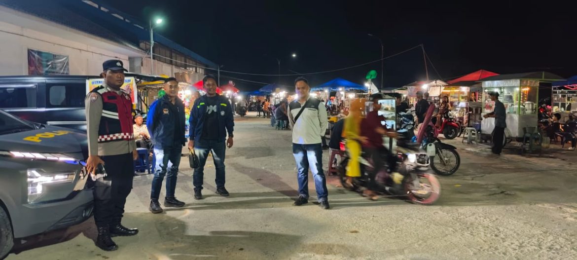 Polsek Labuhan Ruku Patroli Malam Antisipasi Geng Motor