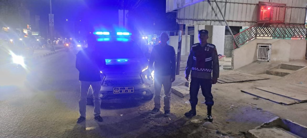 Antisipasi Geng Motor dan Begal, Polsek Labuhan Ruku Patroli Malam Susuri Jalanan