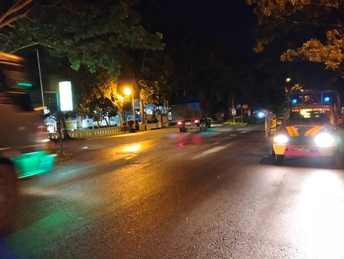 Ciptakan Rasa Aman, Polsek Rambutan Polres Tebing Tinggi Patroli Blue Light di Jalinsum