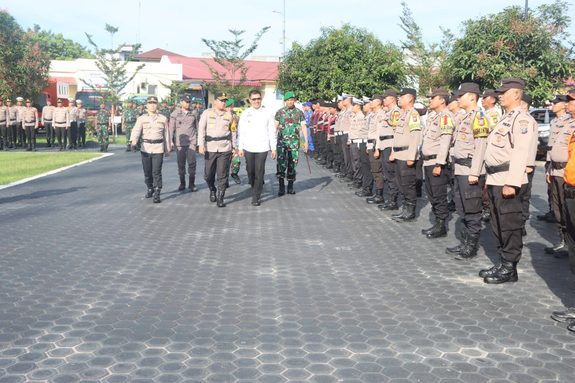 Kapolres Batu Bara Pimpin Apel Kesiapan Penanganan Bencana Alam