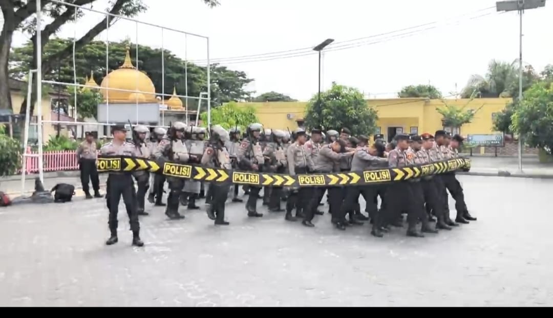 Polres Batu Bara Siaga Jelang Pelantikan Presiden RI