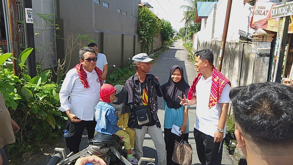 Prof Ridha Dharmawija Sembiring Meliala Kunjungi Masyarakat Kemenangan Tani Kecamatan Medan Tuntungan