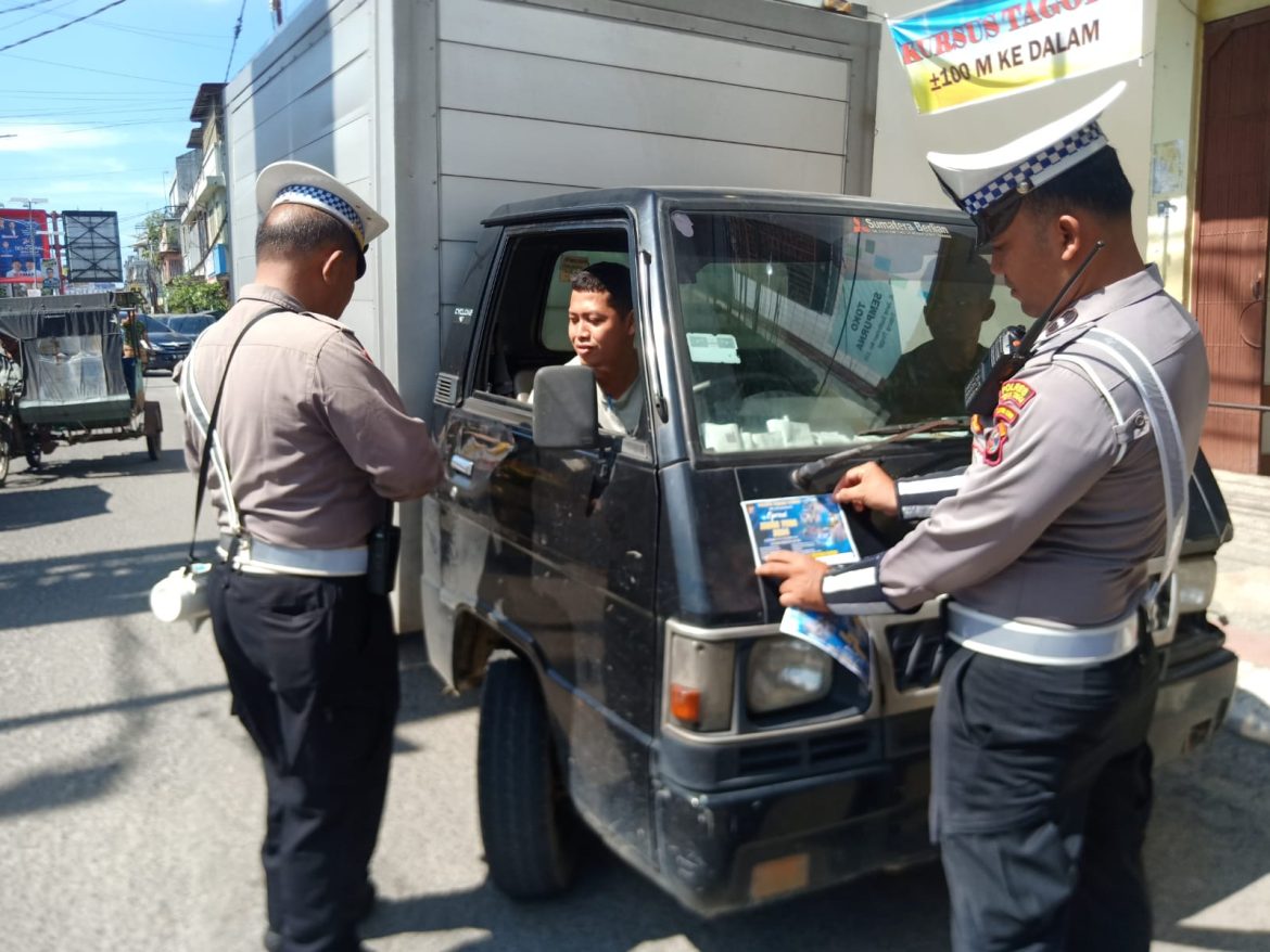 Polres Tebing Tinggi Gelar Operasi Zebra Toba 2024, Jaring Pelanggaran Lalulintas