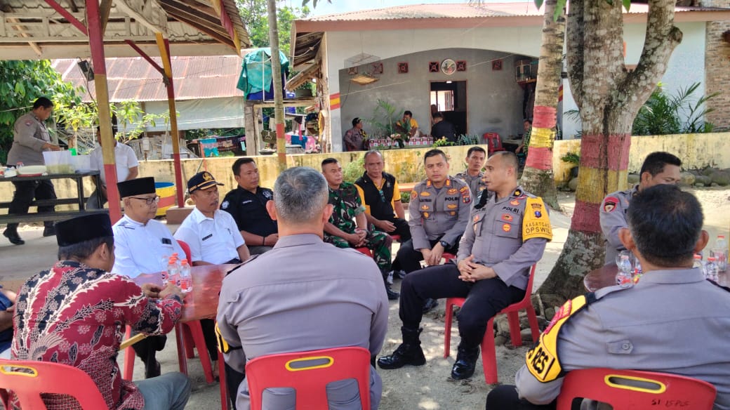 Wakapolres Tebing Tinggi Silaturahmi di Kecamatan Sipispis Guna Perangi Narkoba