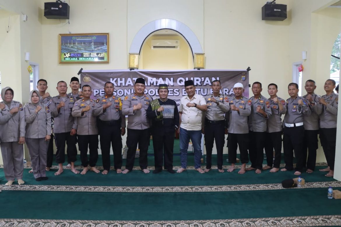 Khataman Qur’an Polres Batu Bara Tingkatkan Iman dan Taqwa Pilkada Serentak Tahun 2024