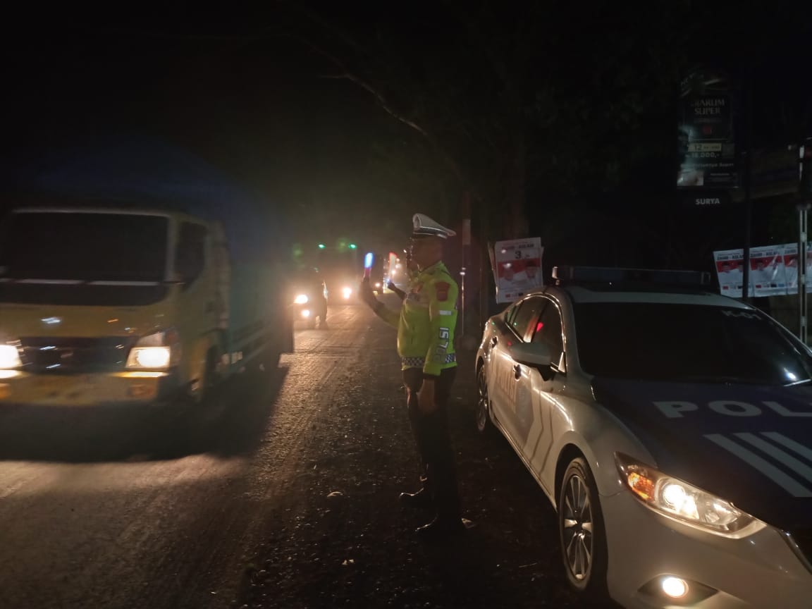 Sat Lantas Polres Batu Bara Patroli Blue Dibeberapa Lokasi