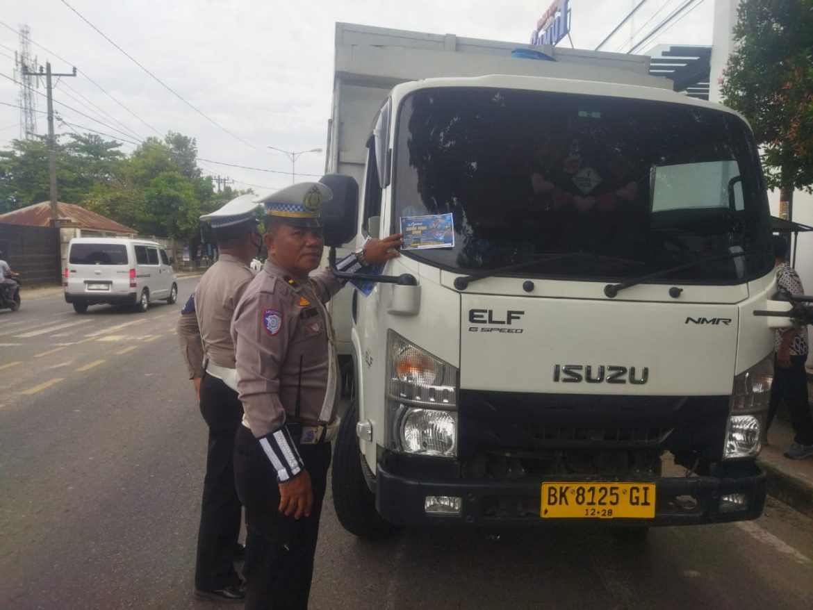 Polres Tebing Tinggi Laksanakan Ops Zebra Toba 2024 Dibeberapa Lokasi