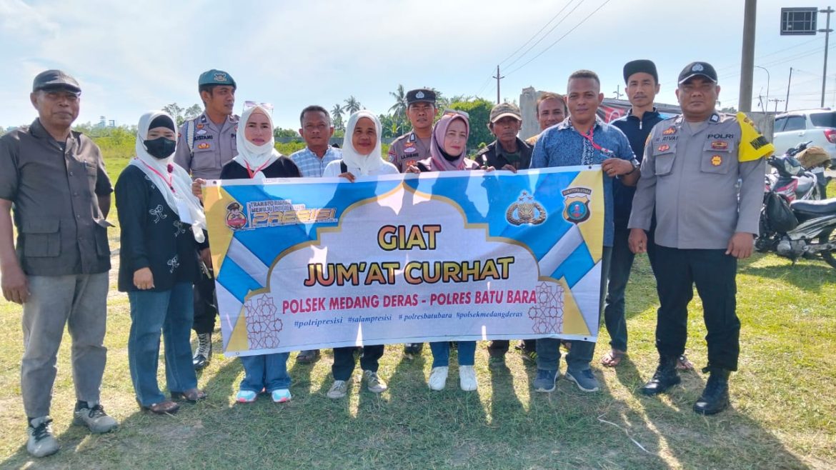 Jumat Curhat Polsek Medang Deras Sampaikan Pesan Kamtibmas