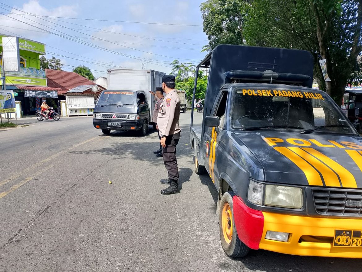 Polsek Padang Hilir Tingkatkan Patroli Dialogis Cegah Tindak Kriminal