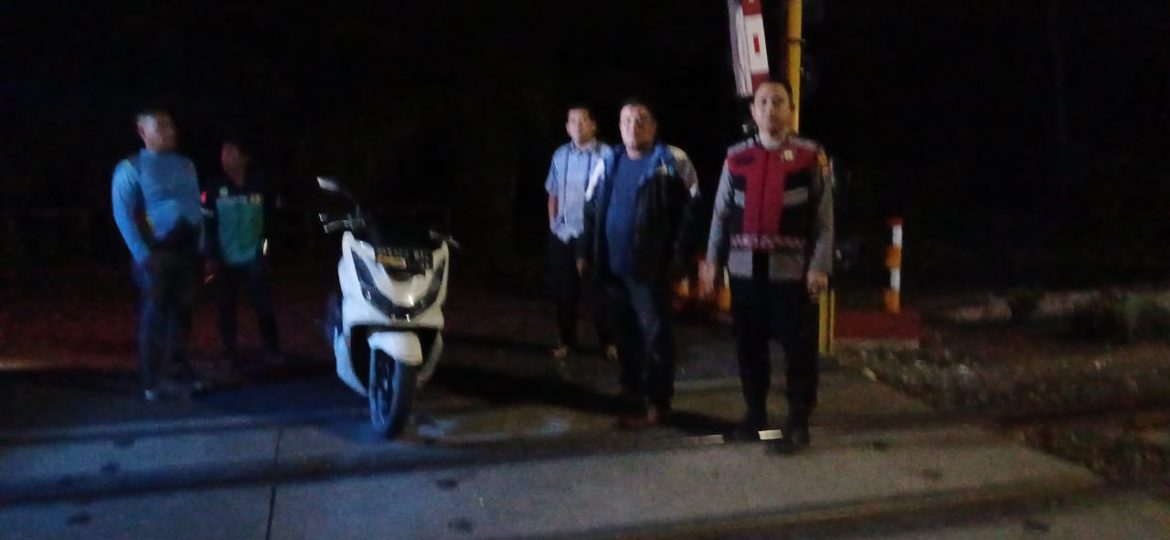 Patroli Malam Polsek Medang Deras Amankan 3 Sepeda Motor