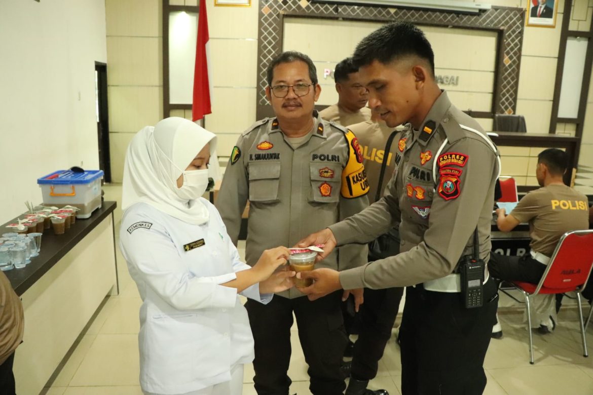 Hari Jadi Humas Polri Ke-73 Polres Sergai Gelar Donor Darah