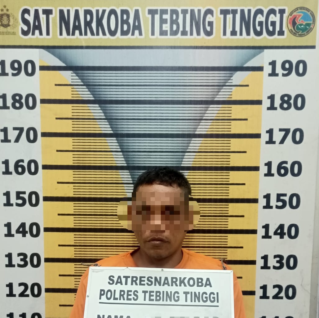 Sat Resnarkoba Polres Tebing Tinggi Tangkap Pemilik Sabu