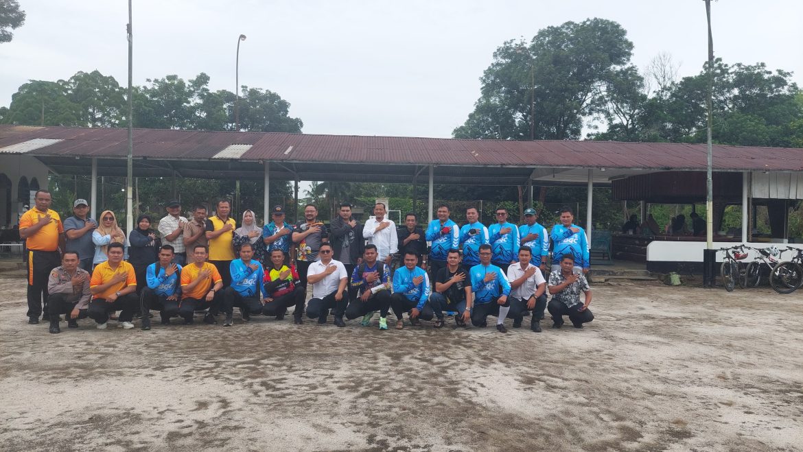 Kapolres Batu Bara Bersama PJU Gowes Cooling System Kamtibmas