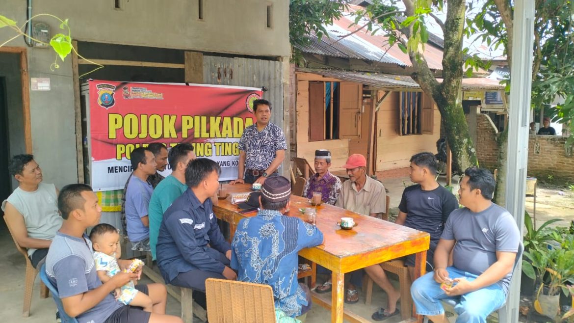 Pojok Pilkada, Polsek Dolok Merawan Himbau Masyarakat Ciptakan Pilkada Damai