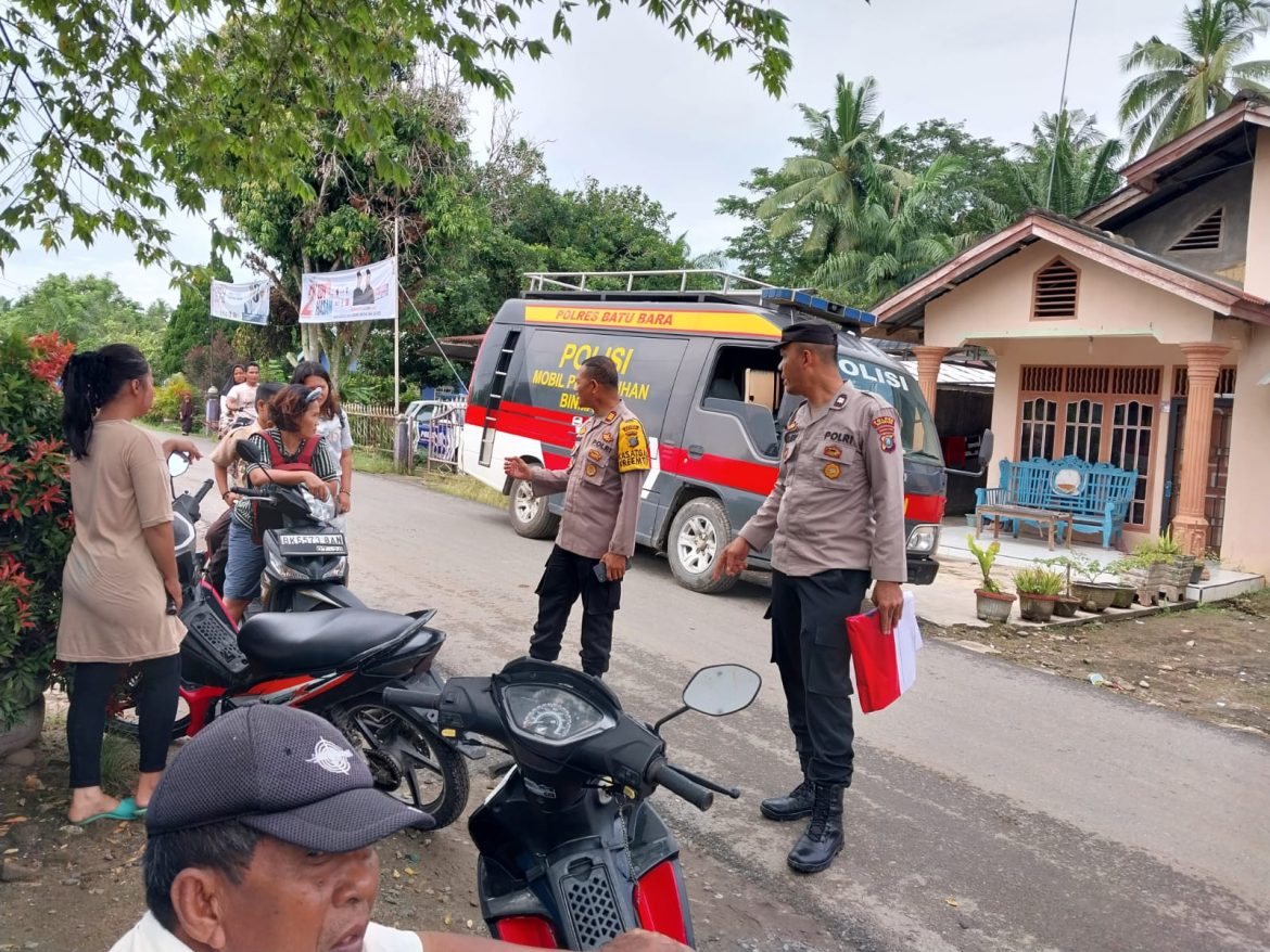 Kasat Binmas Polres Batu Bara Pimpin Jumat Curhat dan Cooling System