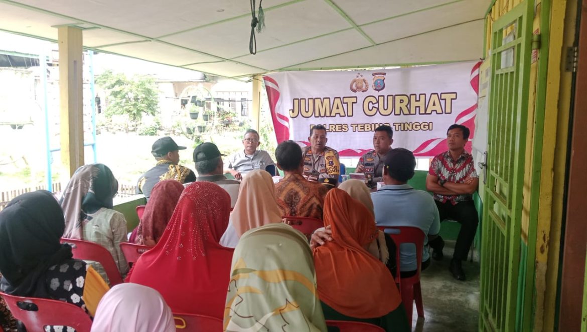 Melalui Jumat Curhat, Polres Tebing Tinggi Dengarkan Keluhan Masyarakat