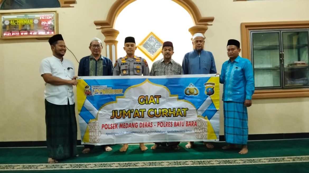 Kapolsek Medang Deras AKP Abdi Tansar, S.H, M.H Jumat Curhat dan Cooling System Jelang Pilkada