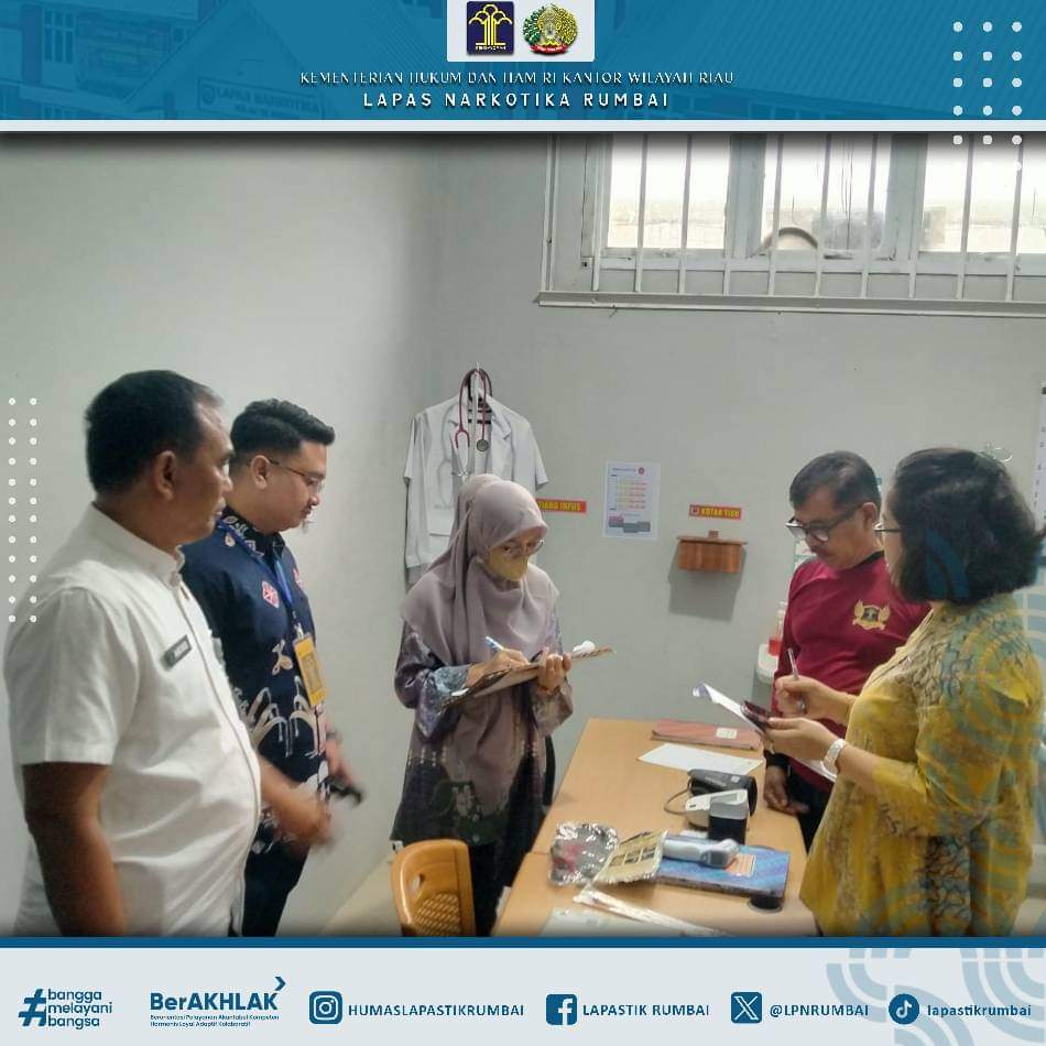 BPJS Kesehatan Kota Pekanbaru Kunjungi Klinik Pratama Lapas Narkotika Rumbai