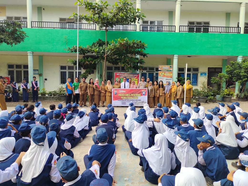 Police Goes to School, Polres Tebing Tinggi Ajak Pelajar Fokus Belajar dan Kembangkan Prestasi