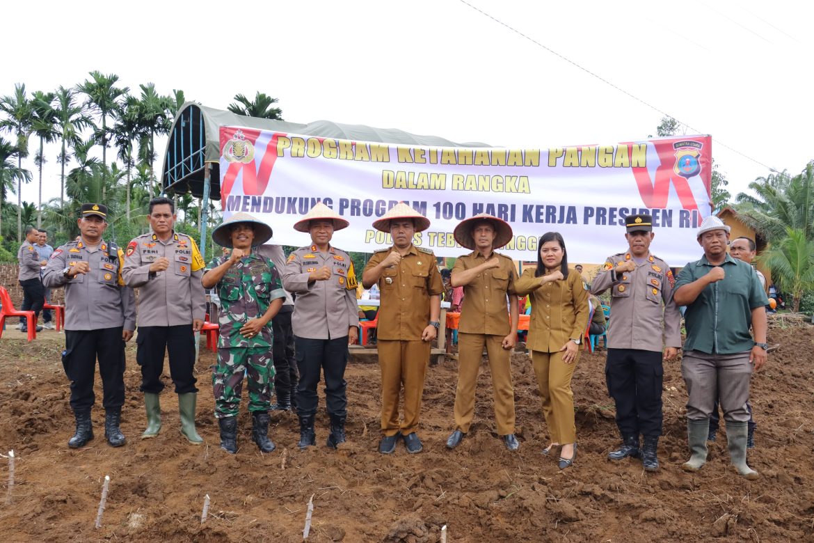 Jelang Pilkada, Kapolres Tebing Tinggi Cooling System dan Gelorakan Swasembada Pangan