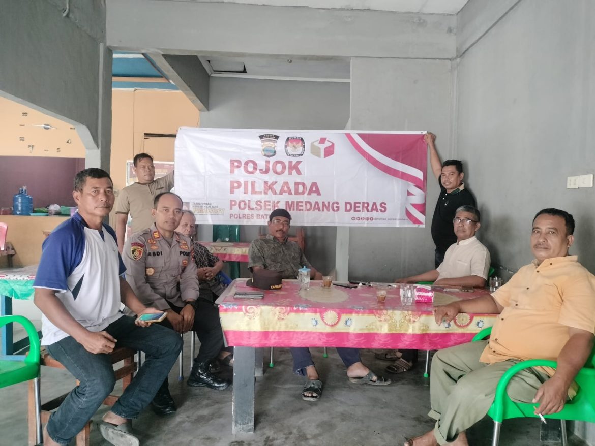 Kapolsek Medang Deras AKP Abdi Tansar, S.H, M.H Gelar Pojok Pilkada