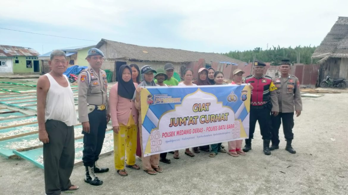 Jumat Curhat dan Cooling System Polsek Medang Deras Himbau Kamtibmas