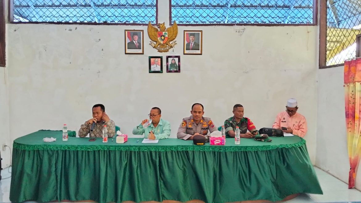 Kapolsek Medang Deras AKP Abdi Tansar, S.H, M.H Hadiri Rakor Pemerintahan