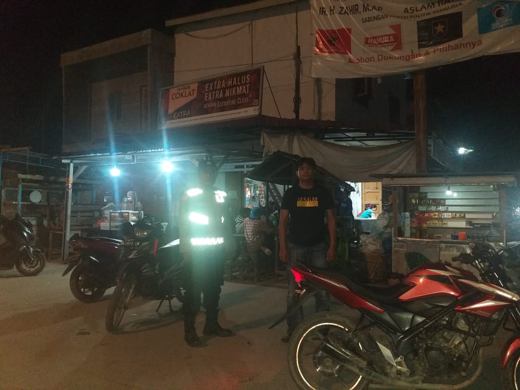 Cegah Aksi Geng Motor, Patroli Polsek Medang Deras Susuri Jalanan