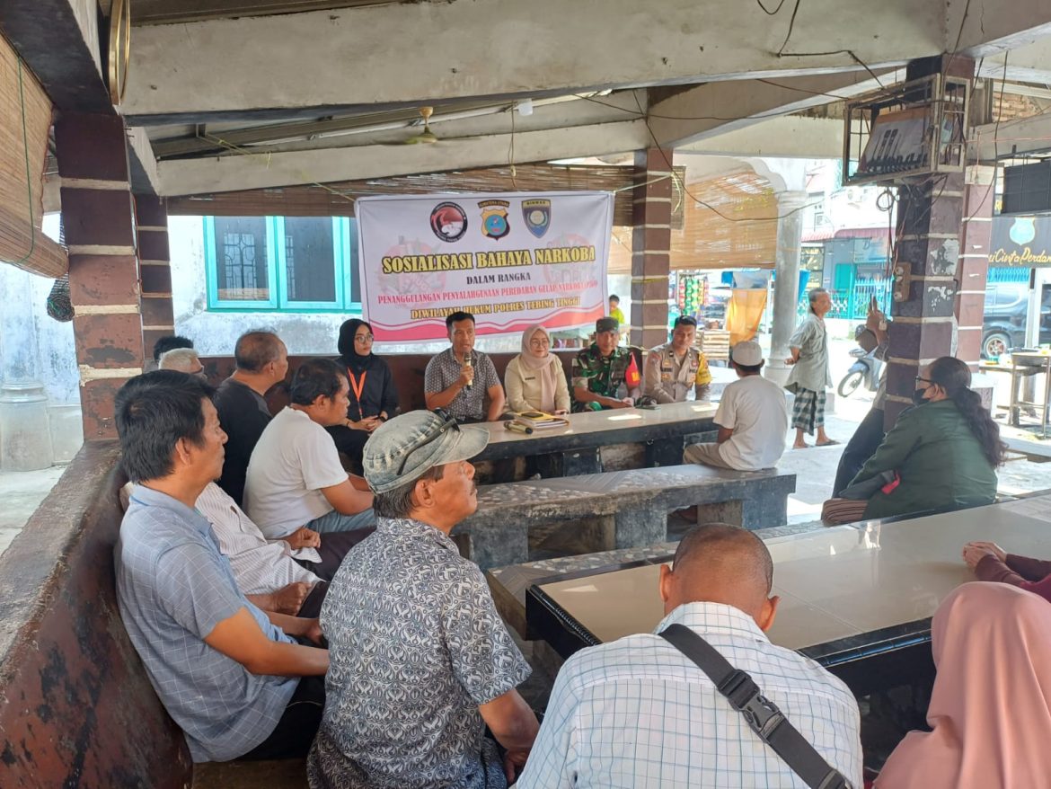 Polres Tebing Tinggi Sosialisasi Bahaya Narkoba